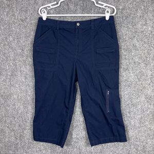 Lauren Ralph Lauren Pants Womens Size 10P Blue Carpi Sporty Casual Outdoors